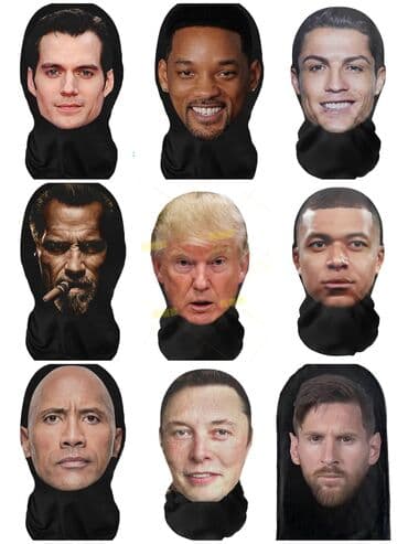 фудбол форма: ⭐ Маски с изображением знаменитостей — станьте кем угодно за 1 — 1