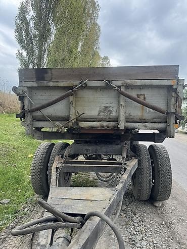 оси на прицеп: Прицеп-самосвал двухосный (тележка) для грузового автомобиля. 2 — 2