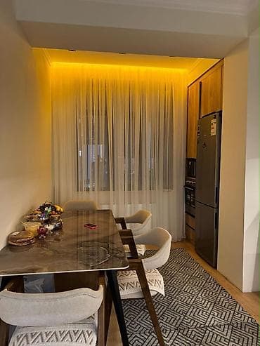 osh flat: 2 комнаты, 60 м², Южная Магистраль Элитка, 8 этаж, Евроремонт — 1