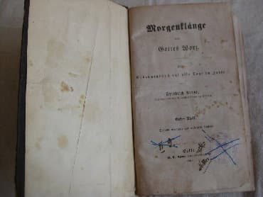 домашний турник брусья цена: Книга. Божье Слово. 
Morgenflänge. на Немецком языке. 
1859г. Печать ! — 4