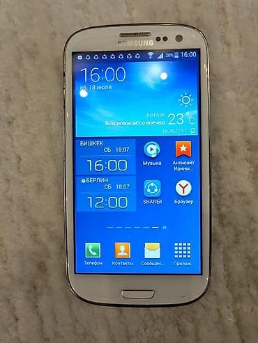 Samsung Galaxy S III Neo (GT-I9301I), белый цвет. Комплектация: - — 3