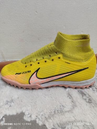 купить спортивную резину для тренировок: Футбольные бутсы/сороконожки Nike Air Zoom (TF) 38 размер, нет шнурков — 2