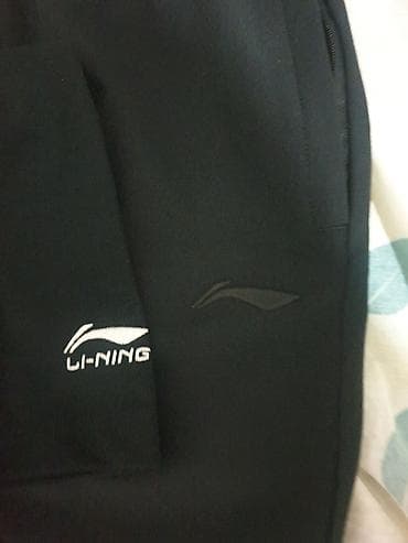 спортивные залы: Мужской спортивный костюм, L, Li-Ning, Новый, цвет - Черный, Самовывоз — 5