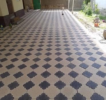 Үй жана бакча: Тротуардык плитка, Квадраттык, Бетондон, Короо учун, Жаңы — 4