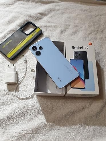 Xiaomi, 12, Б/у, 128 ГБ, цвет - Голубой, 1 SIM