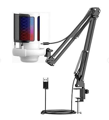 mp3 pleer: 🔥Микрофон для компьютера игровой для стрима и записи звука Комплект — 4