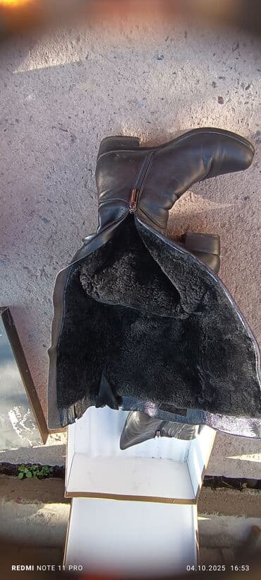 обувь для охоты: Натуральная кожа,натуральный мех,состояние отличное — 8