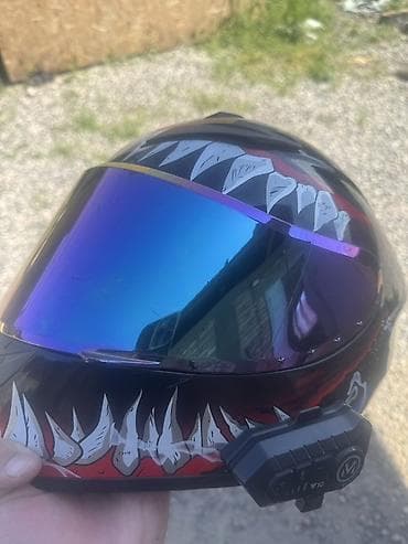 трехколесный мотороллер муравей: Скутер/мопед городского класса, бело‑черный, с высоким тонированным — 6