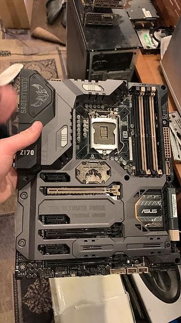 Материнская плата, Б/у, Asus, LGA1151, Для ПК at lalafo.kg Материнская плата, Б/у, Asus, LGA1151, Для ПК