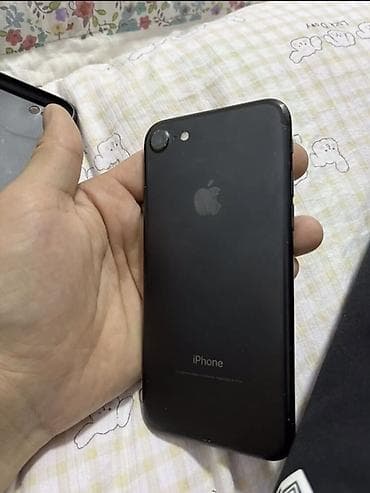 iphone 13 minu: IPhone 7, Б/у, 128 ГБ, Черный, Чехол, 100 % — 1