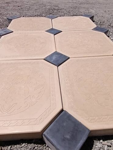 брусчатка бишкек цена: Тротуарная плитка в форме восьмиугольников с узором в центре и — 7