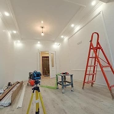 услуга поклейка обоев: Шпаклёвка краска ламинат обой гипсокартон бамбук панел текстура — 3