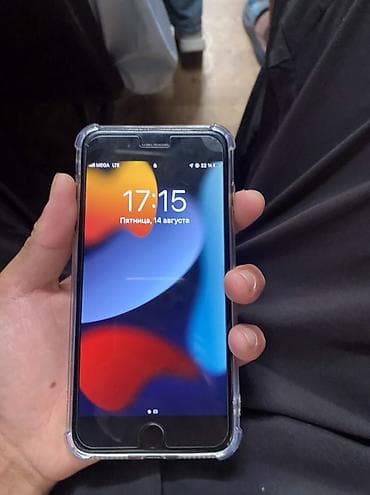 монитор к3: IPhone 7 Plus, Б/у, 128 ГБ, Jet Black, Защитное стекло, 128 % — 6