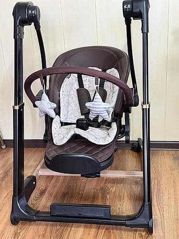 Офис эмереги: Тамактандыруучу отургуч, Башка бренд, Трансформер, түсү - Күрөң — 2