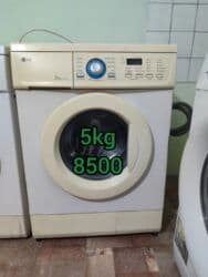 мотор стиральной машины: Стиральная машина LG, Б/у, Автомат, До 9 кг, Компактная — 4