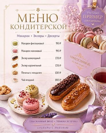 кондитерский печь: Графический дизайнер — 6