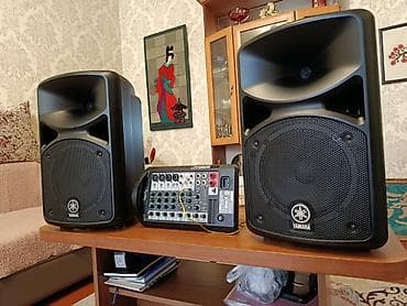 Продаю комплект аппаратуры Yamaha stagepas 400, стояла дома, как