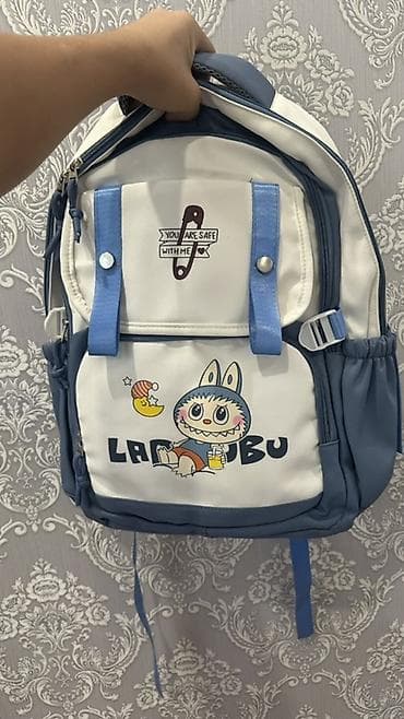 сумка плечевая: Рюкзак с милым принтом “Lambubu” для школы и повседневных прогулок — 1