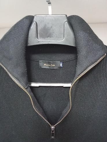 Рубашки: Мужской свитер, 4XL, Massimo Dutti, Б/у, цвет - Черный, Самовывоз — 2