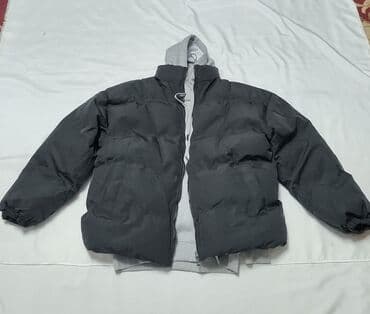 комбинезон рабочий мужской зимний: Мужская двусторонняя утепленная куртка с высоким воротником Бесплатная — 1