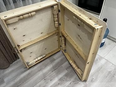 столы из фанеры: Складной походный стол, Дерево — 2