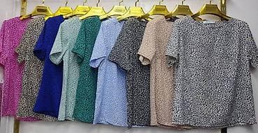 Блузка, Классическая модель, Леопардовый принт