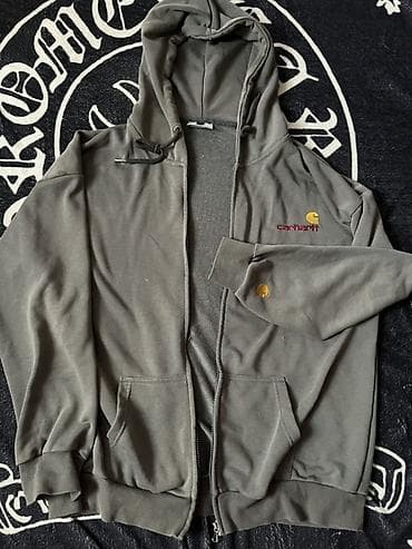 Толстовки: Мужская толстовка, L, Carhartt, Б/у, цвет - Серый — 1