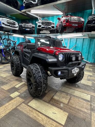 большая машина на пульте управления для детей: Детский электрокар, Новый — 5