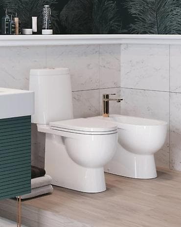 Үй жана бакча: Унитаз Полго орнотуу, Материалы: Керамика — 1