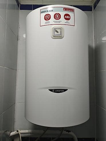 Накопительный водонагреватель Объем бака: 80 л, Ariston, Электрический, Регулятор температуры, Титан, Б/у