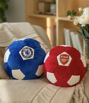 Подушки: Plush ball мяч с эмблемой любимого футбольного клуба Идеальный — 3