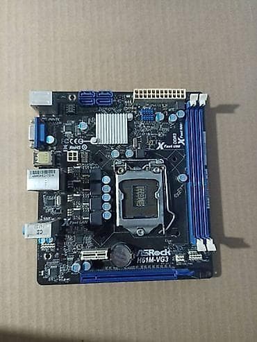 intel core i7 7700: Материнская плата, Б/у, ASRock, LGA1155, Mini-ATX, Для ПК — 3