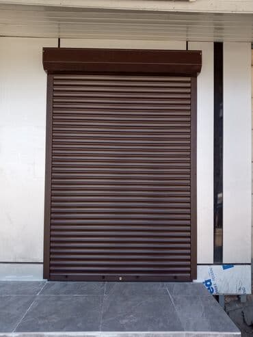 ворота для гаража цена: Ролл дверь, Жалюзи дверь, Алюминий, Бесплатная доставка, Бесплатная установка — 12