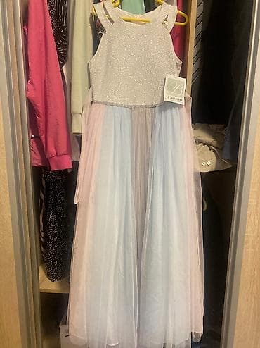 Детское платье, цвет - Голубой