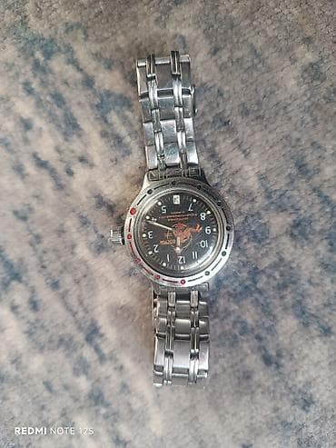 часы окул ата: Классикалык сааттар саат, Vostok, Россия, Суу өткөрбөөчү, Эркектердики — 2