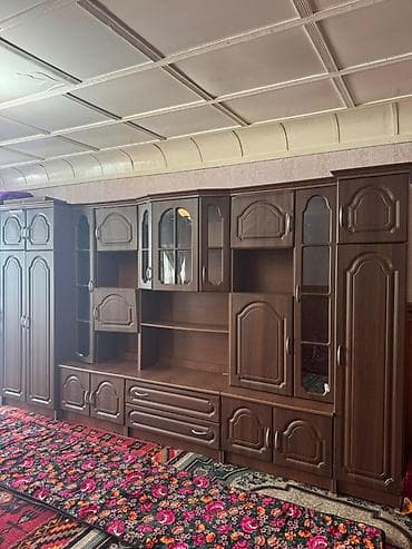 часы настенные электронные: Стенка-шкаф, Тип стенки-шкафа: Модульная, Для зала, Особенности: С отделением под телевизор — 5