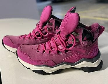 Треккинговые ботинки бренда RAX, модель 370w Hiking в розовом цвете