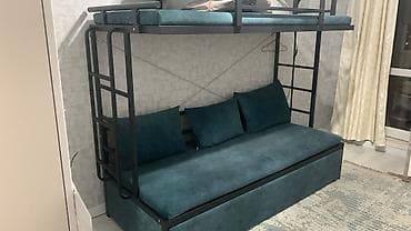 продаю двухъярусные кровати: Двухъярусная кровать, Б/у, С выкатной системой — 1