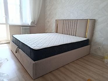 Двуспальная кровать, Новый, С матрасом, длина - 200 см