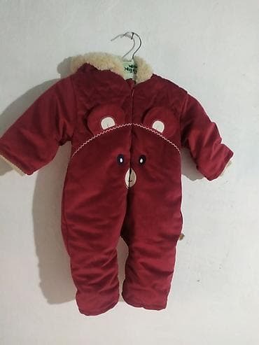 комбенезон: Детский весенний-осенний комбинезон-конверт Новый, одевали только 1 — 2