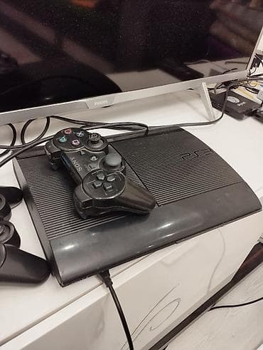 PS3 (Sony PlayStation 3): ПРОДАЮ прошитый PS 3 Super Slim с Pes 13 2026 патч и двумя геймпадами — 1