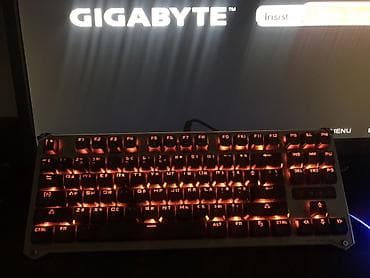 клавиатура для компьютера с подсветкой: Клавиатура, Механическая, Проводное подключение, Размер: 80% — 1