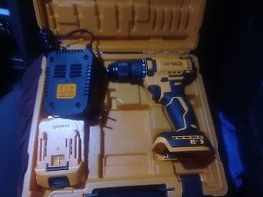 Кол араалар: Аккумуляторная дрель-шуруповерт DINGQI в кейсе. Комплектация: - lalafo.kg да — 1 Кол араалар: Аккумуляторная дрель-шуруповерт DINGQI в кейсе. Комплектация: - — 1