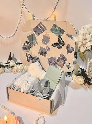 букет бабочка: Коробка, 15 см x 15 см x 7 см — 2