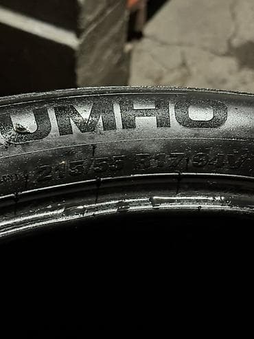 Шины 215 / 55 / R 17, Лето, Б/у, Комплект, Легковые, Kumho — 6