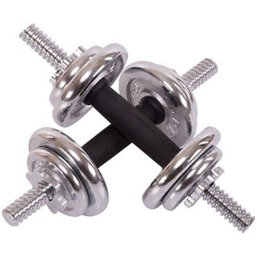 гантели наборные хромированные: Набор гантелей + штанга York Fitness 50 кг Штанга York Fitness — 15