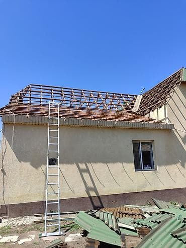 темир крыша: Кровельные работы под ключ - Демонтаж старого покрытия: шифер — 2