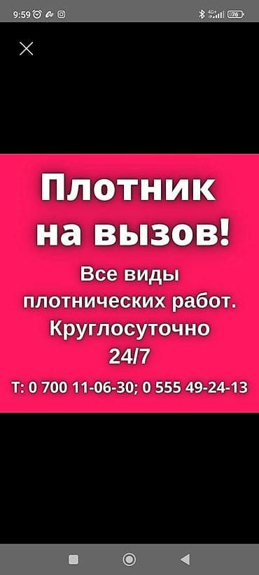 предоставлю услуги плотника: Окно, Дверь, Замок: Ремонт — 1