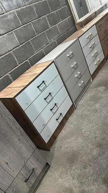 Комод для одежды, Без зеркала, ЛДСП, цвет - Белый