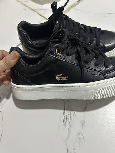 пл: Кроссовки, 36, Lacoste, Б/у, цвет - Черный — 2